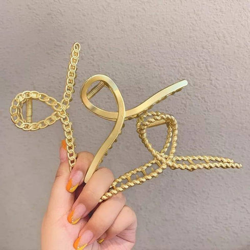 Metal Hollow Hair Claw